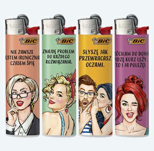Obrazek ZAPALNICZKA BIC J23 DAMA3 SLIM a30      