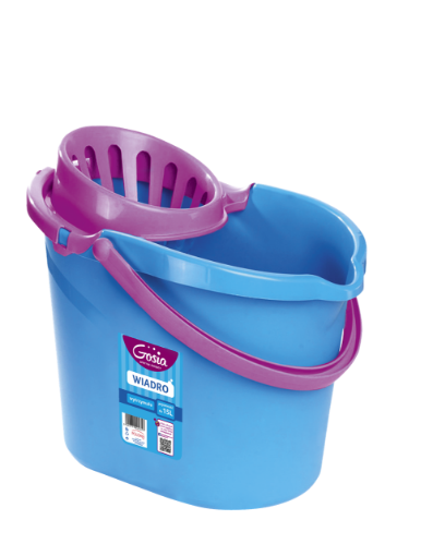Obrazek GOSIA WIADRO+WYCISKACZ EVERGREEN 15l    