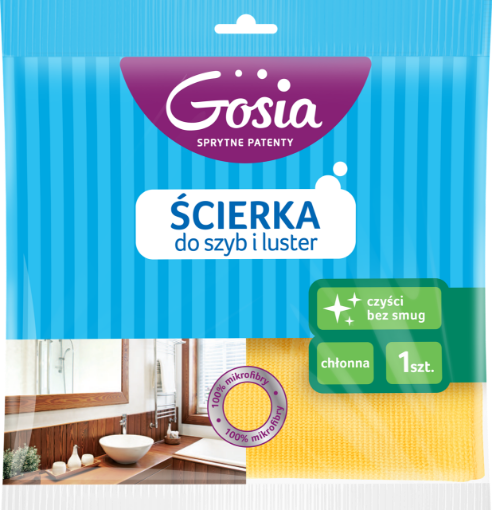 Obrazek GOSIA ŚCIERKA MIKROFIBRA SZYBY          