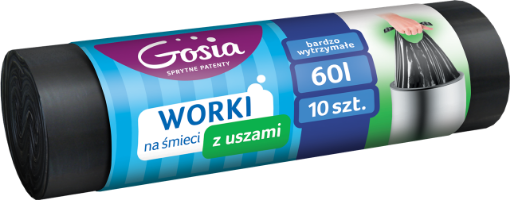 Obrazek GOSIA WORKI NA ŚMIECI Z USZAMI 60l a10 