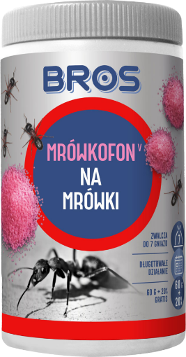Obrazek BROS PROSZEK NA MRÓWKI MRÓWKOFON 60g    