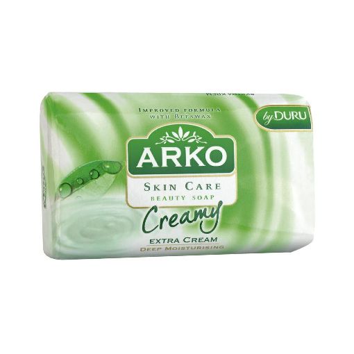 Obrazek ARKO MYDŁO 90g KREMOWE (6)
