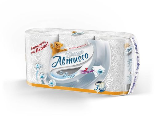Obrazek @ ALMUSSO RĘCZNIK PAPIEROWY BRAVO BIAŁY 
