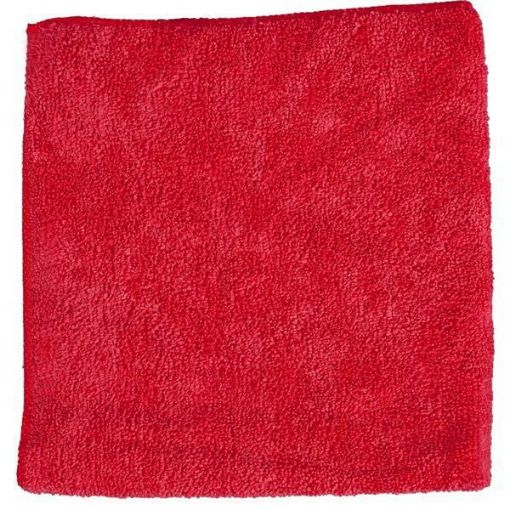 Obrazek ŚCIERKA MIKROFIBRA 40x40 CZERWONA NN    
