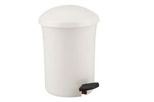 Obrazek KOSZ NA PEDAŁ 3,8l BIAŁY 