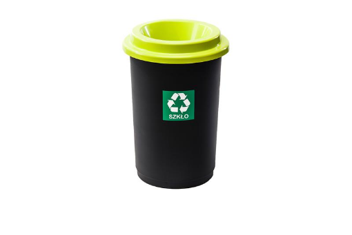 Obrazek KOSZ NA ŚMIECI ECO BIN 50l ZIELONY SZKŁO