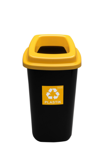 Obrazek KOSZ NA ŚMIECI SORT BIN 45l ŻÓŁTYplastik