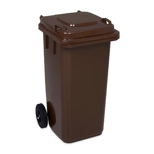 Obrazek KOSZ NA ŚMIECI 120l BRĄZ BEZ KRATKI     