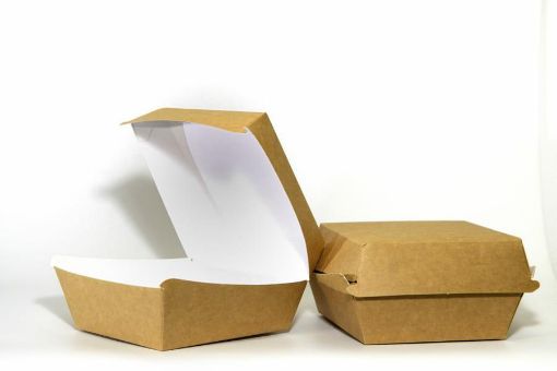 Obrazek KARTONIK PAPIEROWY HAMBURGER MAŁY       
