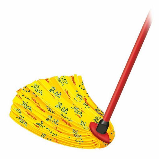 Obrazek VILEDA MOP SUPERMOCIO ŻÓŁTY PASKOWY +KIJ