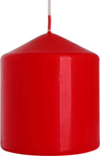 Obrazek ŚWIECA WALEC 80/90 CZERWONA (6)