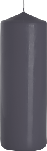 Obrazek ŚWIECA WALEC 80/250 SZARA (6)