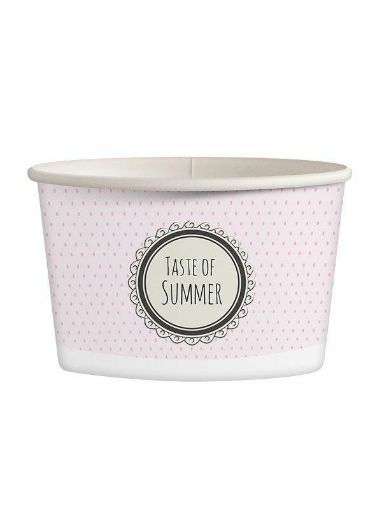 Obrazek PUCHAREK PAPIEROWY NA LODY 130ml a25    