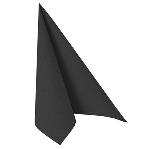 Obrazek SERWETKI ROYAL 40x40 a50 CZARNE 10452