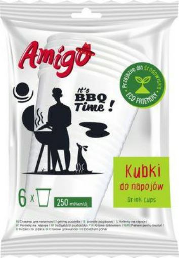 Obrazek AMIGO KUBEK PAPIEROWY 0,2l ECO a6 (40)