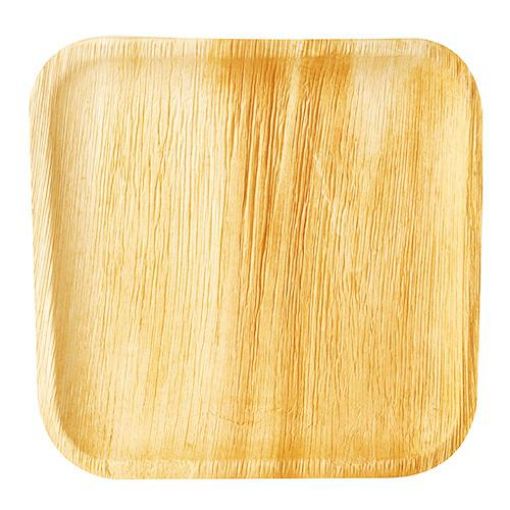 Obrazek TALERZ LIŚĆ PALMOWY PROSTOKĄT 16x13cm   